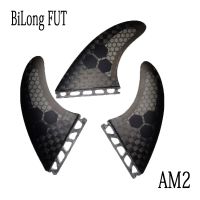 BiLong FUT AM2-size 3-Fin Surfboard Fins Tri fin set surfing Surfboard accessories boogie board surf carbonfiber fin