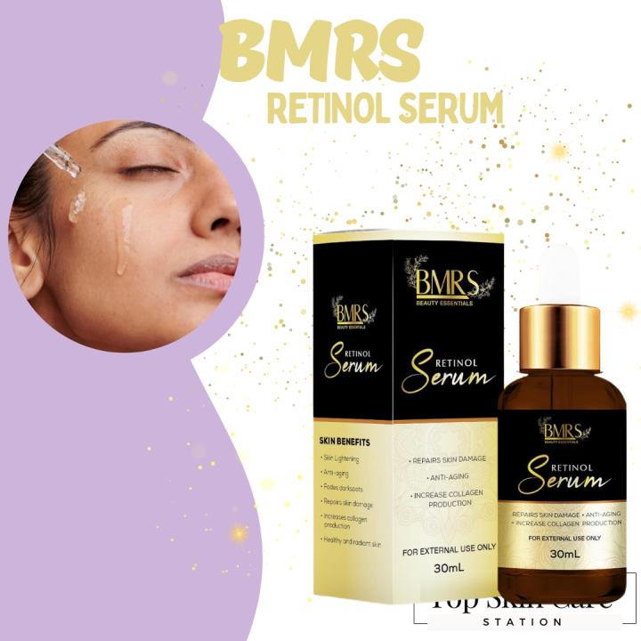 BMRS RETINOL SERUM, Moisturizes and ReHydrates with 0.1 RETINOL with