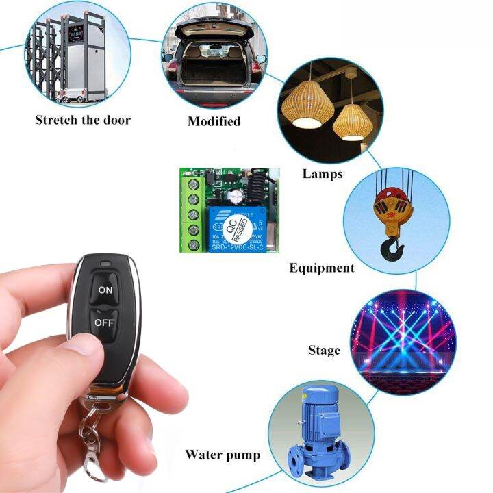 yf-hot-dc12v-10a-relay-1-ch-transmitter-with-receiver-module-433mhz