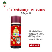 Tổ Yến Sâm Ngọc Linh K5 Kids Tăng Miễn Dịch Tốt Cho Tiêu Hóa Của Trẻ Vị