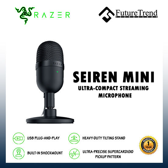 Razer Seiren Mini - Black Ultra-compact Streaming Microphone