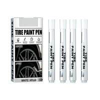 【CW】 4pcs AutomobilePaint PenCarTire Oily Ink PaintingPens Rubber Tyre Tread Permanent Marker