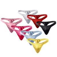 【YF】ↂ❖  Mens Thongs G Strings Men Seamless Color Panties Breathable Underpants Man Brief