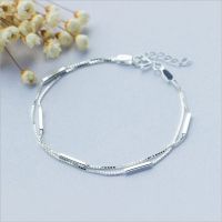 【CW】 Personality New 925 Sterling Jewelry Female Bar Round Stick High-quality