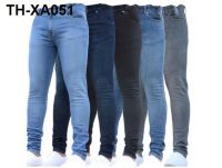 ✿ Mens European and American hot style skinny pencil pants mens jeans