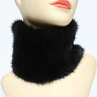 New Women Mink Fur Scarves Lady 100Natural Fur Headband Fashion Knit Ring Scarf Winter Warm Good Elastic Neck Warmer Scarfs