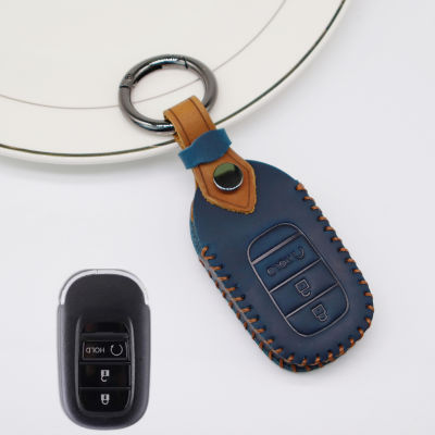 ที่ใส่กุญแจหุ้มกุญแจอัจฉริยะสำหรับ Honda Leather CRV ACCORD CIVIC