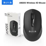 AULA AM205 2.4G Wireless Gaming Mouse Plug and Play 1600 DPI Precision