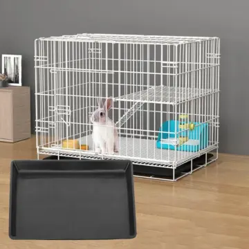 Dog crate store with pee tray