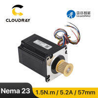 1ปี Warry Leadshine Nema23มอเตอร์57Mm 3เฟส150Ncm สเต็ปเปอร์มอเตอร์พร้อมเกียร์ (573S15-L)6-นำสำหรับเครื่องพิมพ์3D CNC XYZ