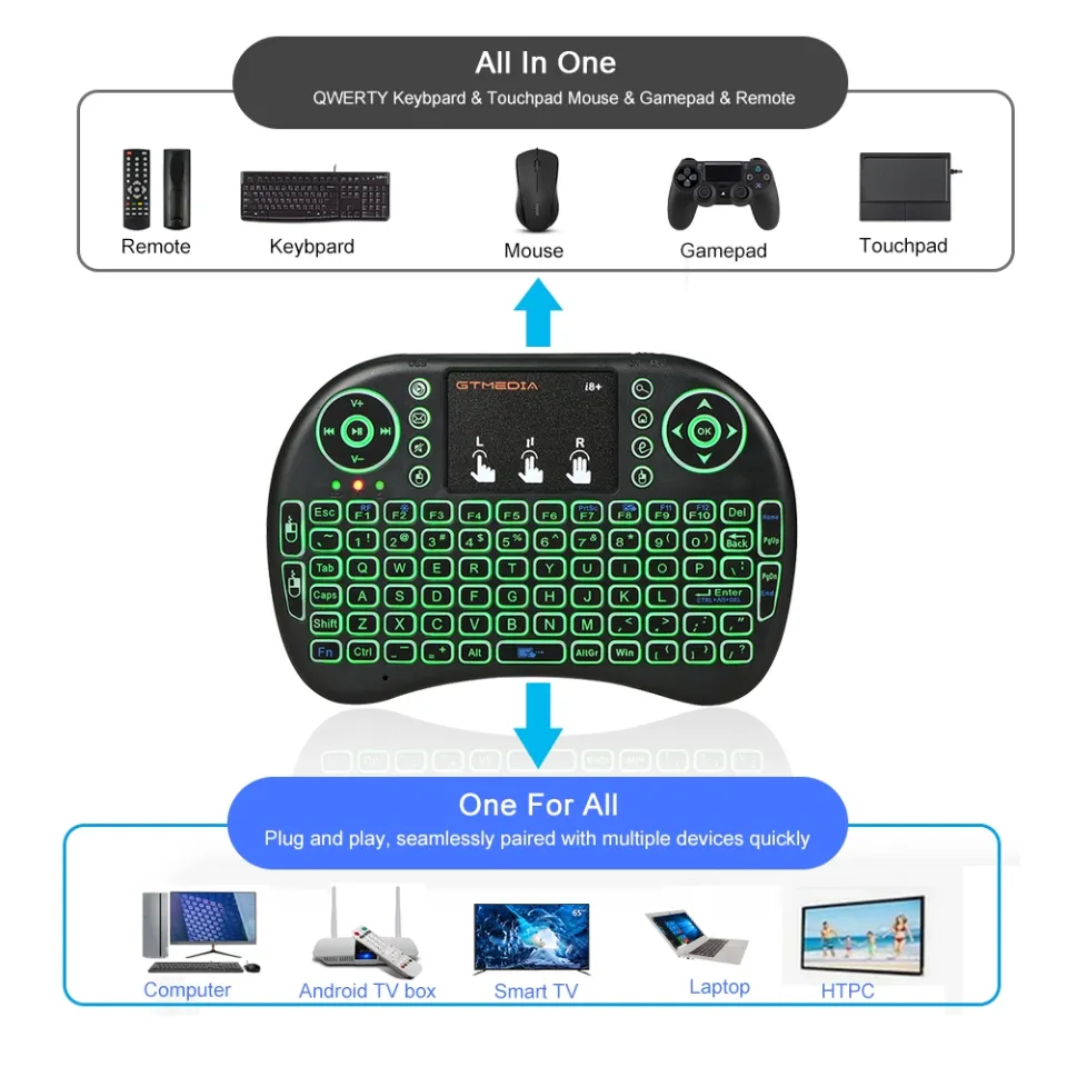 Teclado discount gtmedia i8