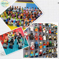 (Spot next day delivery)【Random 1 PCS】เมือง Minifigures ของเล่นชุดอาคารของเล่นบล็อกเพื่อนนินจาซูเปอร์ฮีโร่ทหารตำรวจบล็อกตัวต่อมืออาชีพเข้ากันได้กับทุกยี่ห้อ THA2156