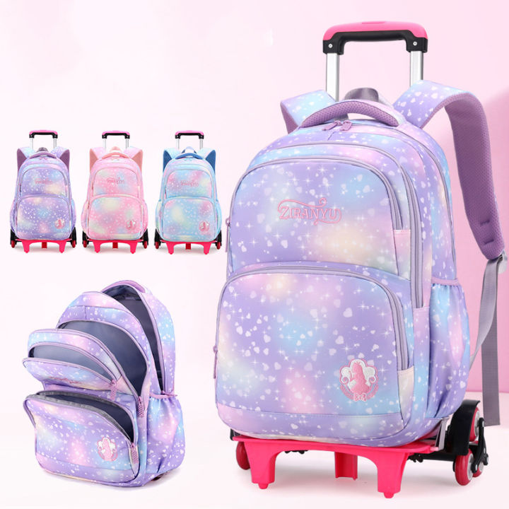 Girl school sale bag trolley