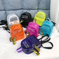 Small PVC Backpack Fashionable Mini Shoulder Bag Mini Womens Backpack Transparent Shoulder Bag Clear PVC Backpack