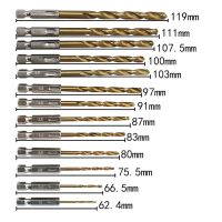 13ชิ้น/เซ็ต1.5-6.5มม. ความเร็วสูง Hss เหล็กไทเทเนียมเคลือบ1/4 Hex เจาะขาเครื่องมือชุดบิต