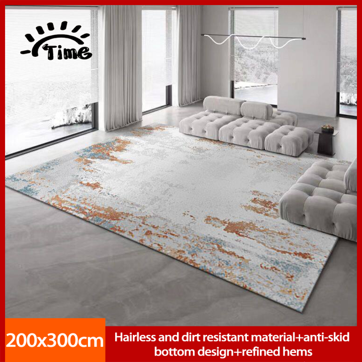 Time (200x300cm) Modern Simple Carpet Living Room Large Area Full Floor