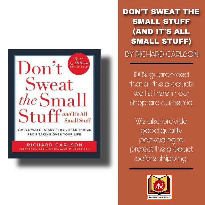 Don T Sweat The Small Stuff And It S All Small Stuff Richard Carlson   Be9a4201408b1233bfd44cb63a777927  720x720q80 