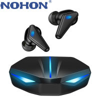 NOHON Gaming Headset Low Latency TWS Bluetooth Earphones Earbuds with Mic Bass Audio Sound Positioning PUBG Wireless Headphones