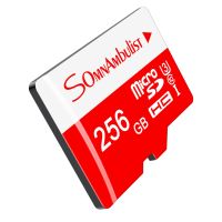 {Shirelle Electronic Accessories} ไมโครเมมโมรี่การ์ด SD คลาส10 32GB 64GB 128GB U3 256GB 4K ความเร็วสูง Cartao De Memoria Flash TF Mecard C10