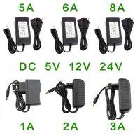 แหล่งจ่ายพลังงาน DC 5A 2A 1A 5V 12 V 24V 8A 6A เครื่องชาร์จอุปกรณ์กำลังไฟ12โวลต์อะแดปเตอร์แปลงไฟ AC 12 V อะแดปเตอร์ไฟแถบไฟ Led โฮเวอร์บอร์ด