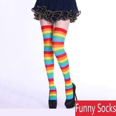 【CC】۞  Thigh Highs Socks  Stockings Knee Fashion Happy