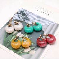 Sweet Colors Resin Clip Earrings For Ear No Holes