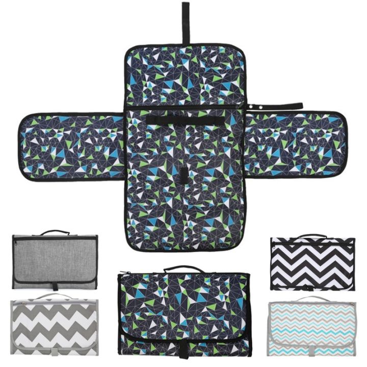 new-3-in-1-waterproof-changing-pad-diaper-travel-multifunction-portable-baby-diaper-cover-mat-clean-hand-folding-diaper-bag