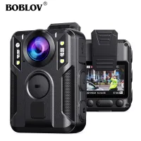 BOBLOV M6 ตัวกล้อง พร้อมจีพีเอส,เครื่องบันทึกกล้องวิดีโอเสียงที่สวมใส่กับตัวตำรวจ HD 1440P,กล้องวิดีโอ8บันทึกชั่วโมงตรวจจับการเคลื่อนไหวแจ้งเตือนสำหรับฝ่ายบังคับใช้กฎหมาย