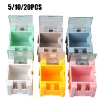 LE6Y 5/10/20pcs High quality patch box Plastic Power Tools Accessories SMT Component container SMT Kit SMD Storage boxes Electronic parts case