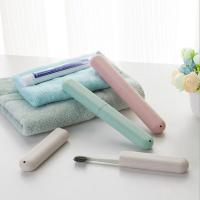 Portable Toothbrush Case Bathroom Supplies Wheat Straw Material Toothbrush Box Travel Accessories Dust-proof Toothbrushes Box