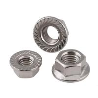 20 Pcs Stainless Steel M3-M6 Flange Kacang Non-Slip Kacang Bergigi Kacang Flange Hex Kacang CPC55