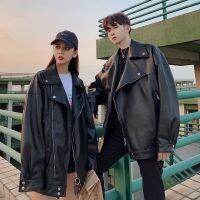 ? 2023 New Fashion version Leather jackets for men leather jackets for couples autumn and winter velvet thickened parkas large size motorcycle clothes trendy and handsome