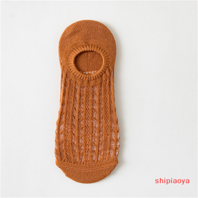 Shipiaoya ถุงเท้ากันลื่นมองไม่เห็นถุงเท้าผู้ชายตื้นระบายอากาศได้ในฤดูร้อน