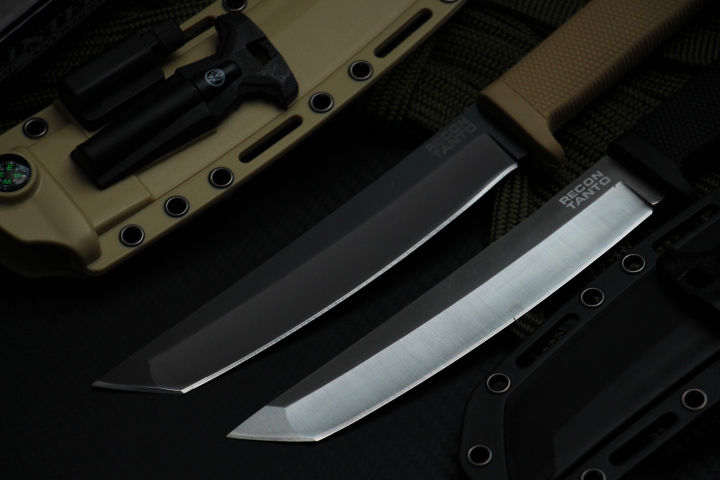 มีดพก-suvival-cold-steel-recon-tanto-no-309-มีดพกซามูไรหัวตัด-พร้อมปลอก-kydex-แข็งพร้อมอุปกรณ์เอาตัวรอด-oem-aaa