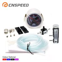 CNSPEED 2 52mm Car Turbo Smoke Meter Len-1-2 with Adjustable Auto Turbo Kit PSI 1-30 IN-CABINE Pulse Controller YC101310