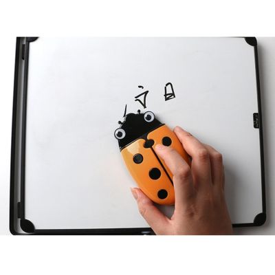 Cute Ladybug Fridge Magnetic Storage Box Eraser Whiteboard Pen Organizer Save Space Kitchen Container