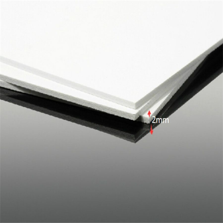 300x200mm With 1mm 2mm 3mm 5mm 7mm 9mm Thickness PVC Foam Board Plastic