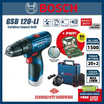 Drill discount bateri bosch