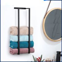 304 Stainless Steel Perforated Towel Rack Bathroom Towel Rack Bathroom Towel Storage Rack Space Saving Towel Bar Brushed