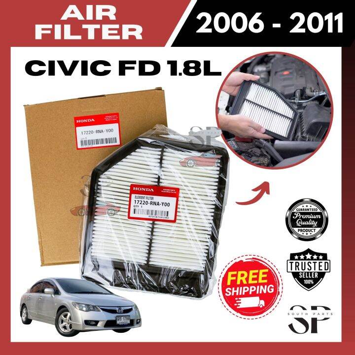 Air Filter Honda Civic FD 1.8L 20062011 17220RNAY00 Lazada PH