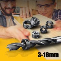 8pcs Metric Drill Bit Shaft Depth Stop Collars Woodworking Drills Locator Wood Drill Bit Limited Ring Collar Positioner Tools