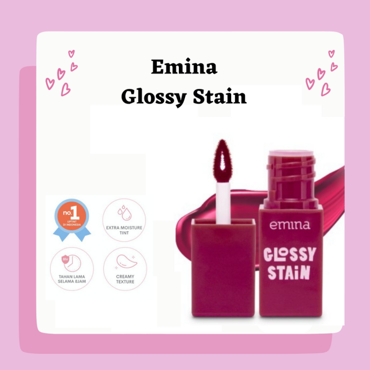 Emina Glossy Stain Lip Tint Lip Matte Lazada Indonesia