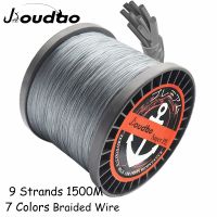 Jioudao เอ็นตกปลาตกปลา9 Strs สาย Pe 1500เมตรหลายสีเส้นใยสายป่าน PE 20LB 110LB 150LB 200LB