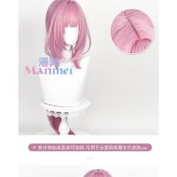 Manmei Honkai Impact 3 Elysia Cosplay Wig Long Pink Heat Resistant Hair Halloween Woman Cute WigsTH