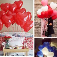 10 Pcs Latex Heart Shaped Multicolor Balloons Birthday Wedding Party Decoration 12inch