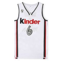 6 Manu Ginobili Bologna Kinder Bologna Vitus National Man เสื้อบาสเก็ตบอลขนาด S-3XL