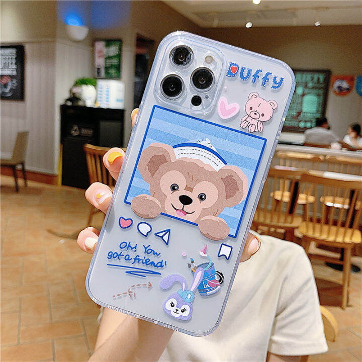 เคสลายการ์ตูนรูปลิงกระต่ายที่ชัดเจนสำหรับ-samsung-galaxy-a25-a24-a54-a34-a72-a14-a04s-a73-a53-a52s-a03s-a22-a30s-a32-a52-a50s-a12-a22-a70-m54-a02s-a21s-a31-m23-a51-a71-m11-m14-a20s-m20-a10s-a11-a01ฝาห