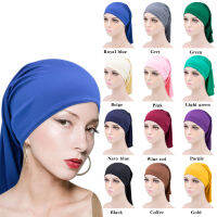 Hot selling products ? Milk Silk Muslim Kerchief Milk Silk Bottoming Hood Womens Shower Cap Islamic Veil Sun Protection Ribbon