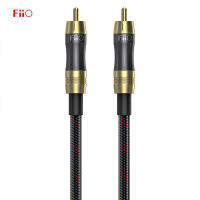 FiiO LR-RCA1 สายโคแอกเชียลเสียงดิจิตอลความบริสุทธิ์สูงแกนทองแดงปราศจากออกซิเจน 50 ซม. RCA สําหรับเครื่องขยายเสียงทีวีพีซี K5 Pro BTA30