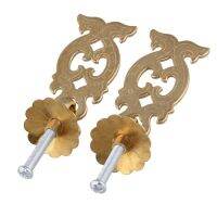 Thicken Golden Dragon Pattern Pull Handle Hardware with Screws Pack of2 Door Hardware Locks